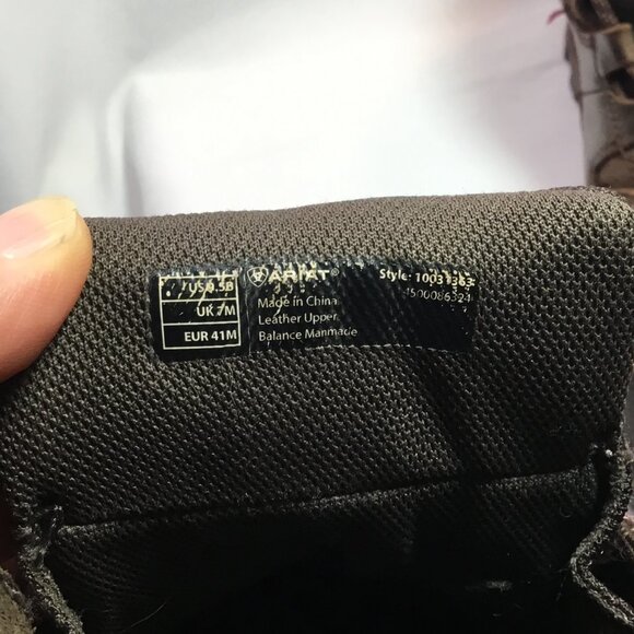 Wmns Ariat Skyline Mid Waterproof Leather Ankle Hiking Boot sz 9.5 B - Picture 7 of 9